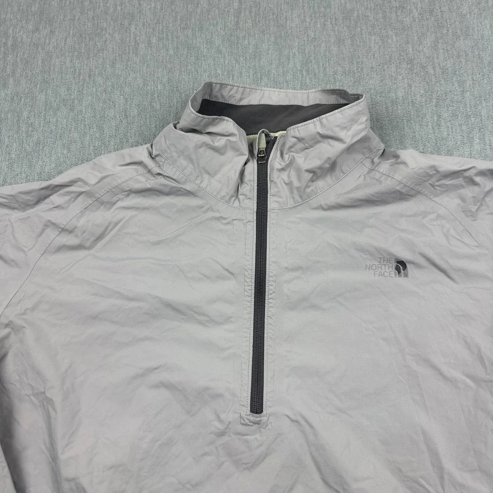 The North Face Jacket Mens Extra‎ Large Gray 1/2 Zip Hyvent DT Windbreaker Coat